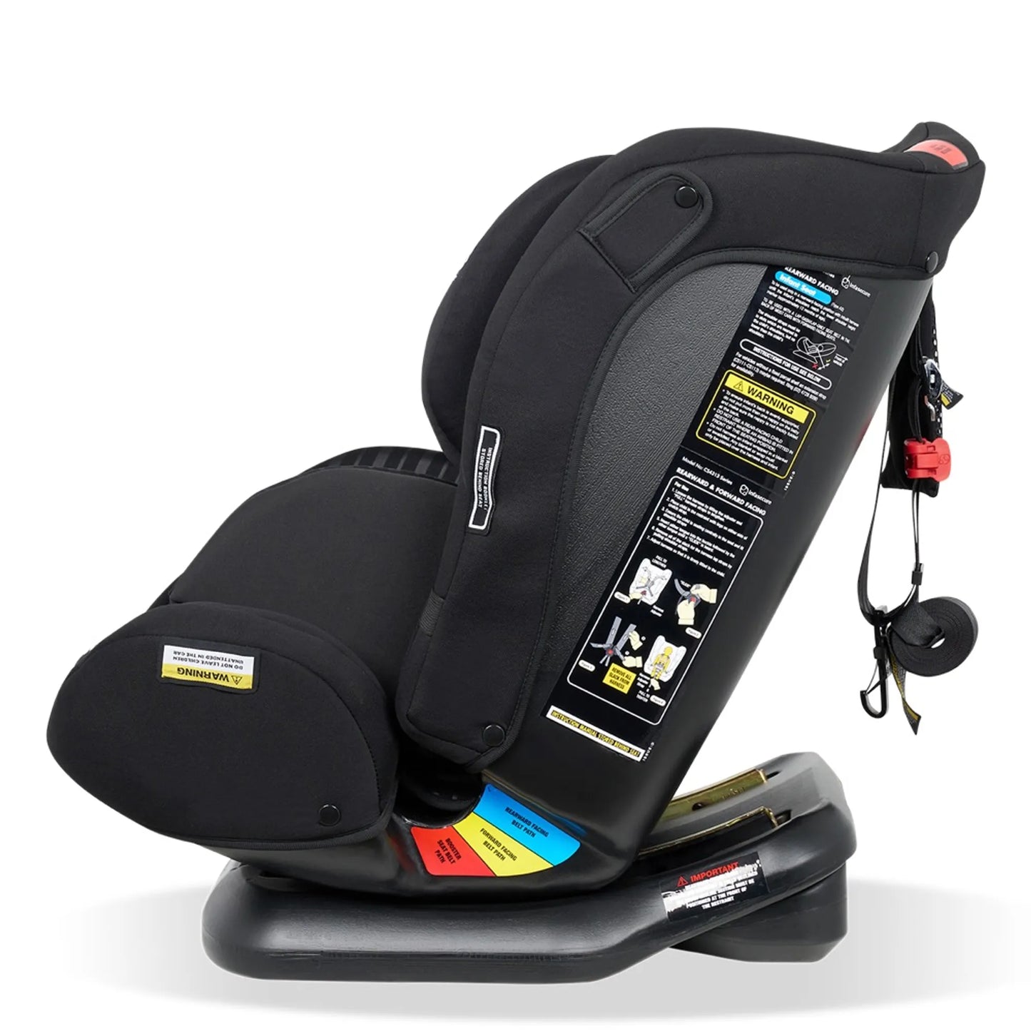 Legacy Convertible Car Seat for 0 to 8 Years, Black (CS4313)