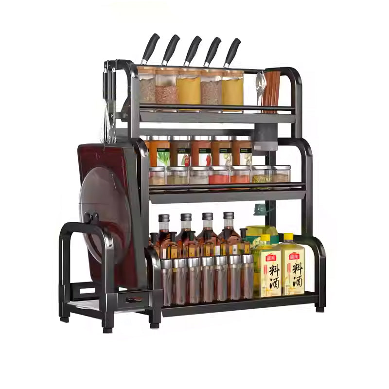 2 / 3 Tier Rack Holder and Organizer for Spice Storage, Bathroom or Countertop Organizer_0
