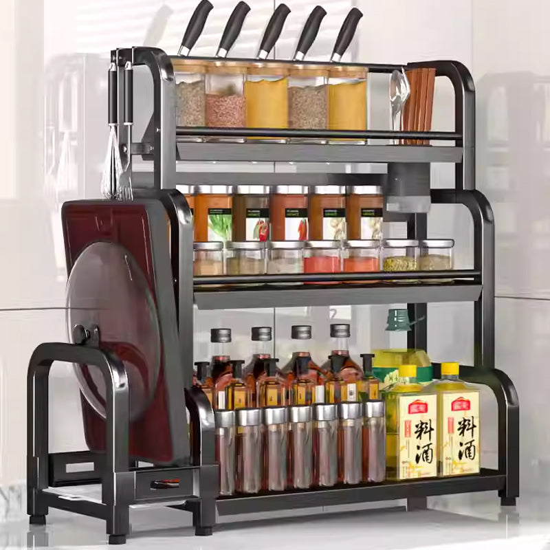 2 / 3 Tier Rack Holder and Organizer for Spice Storage, Bathroom or Countertop Organizer_2