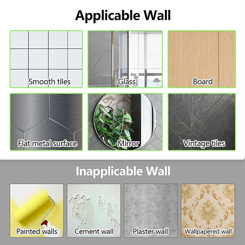 Wall Mount No Drilling Adhesive Bathroom Shelves Basket Inside Shower_13