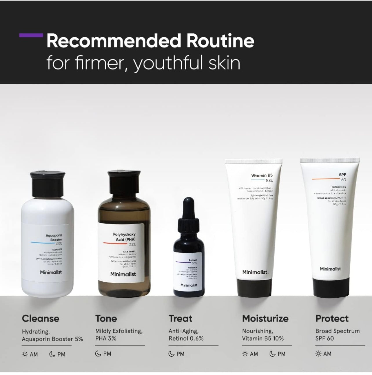 Minimalist Retinol 0.6% Mid-Strength Anti Aging Face Serum For Men & Women, Reduces Fine L ines & Wrinkles, Medium Strength Retinol Formula, 30 ml 1 Ounce (Pack of 1)