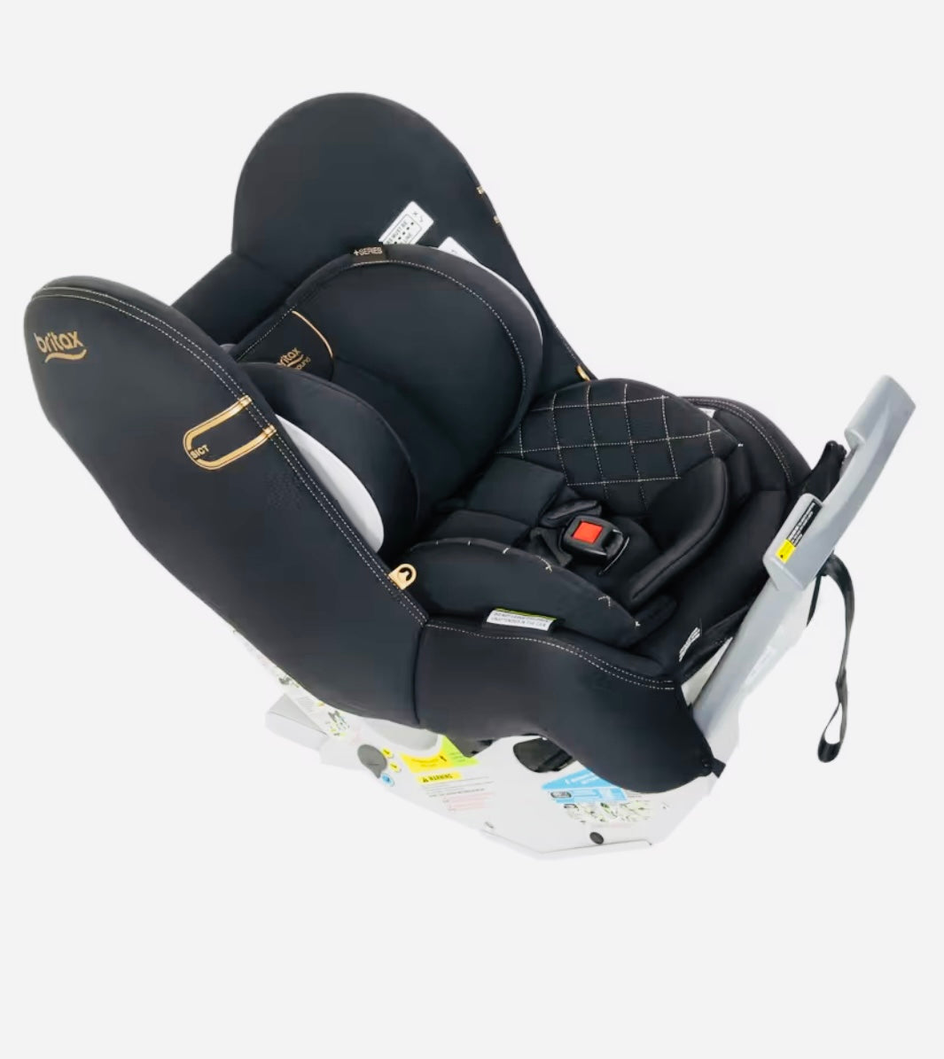 Britax Safe N Sound Graphene Easy Adjust Ifix+ Car Seat Black Opal