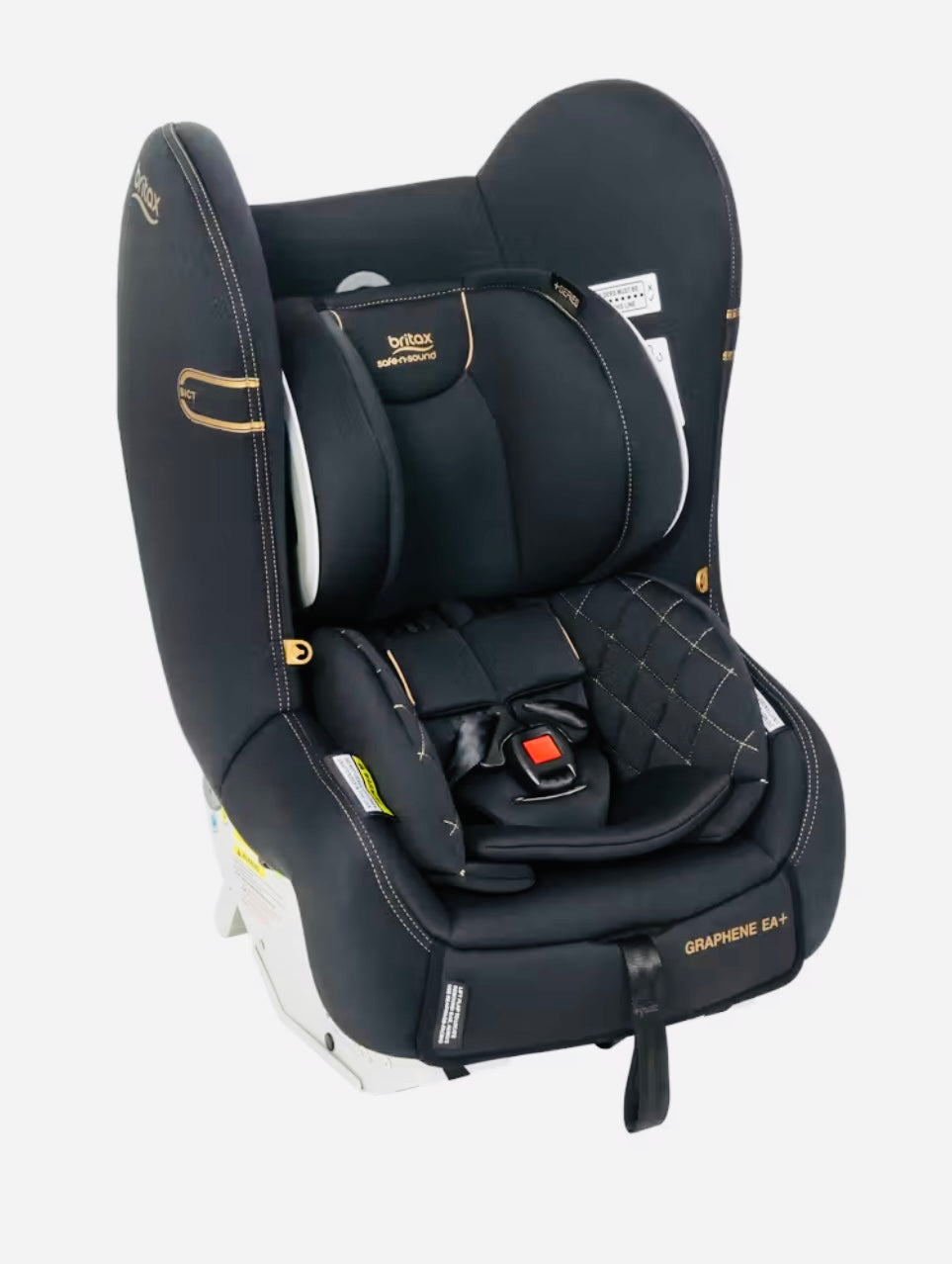 Britax Safe N Sound Graphene Easy Adjust Ifix+ Car Seat Black Opal