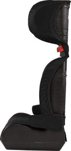 Versatile Folding Booster Car Seat for 4 to 8 Years, Black