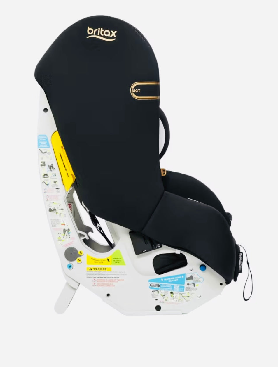 Britax Safe N Sound Graphene Easy Adjust Ifix+ Car Seat Black Opal
