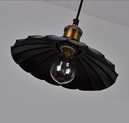 YOXANG Creative Umbrella Pendant Lighting Vintage Metal Little Black Skirt Retro Industrial Adjustable Hanging Lights Warehouse Loft Decor Chandeliers for Dining Room
