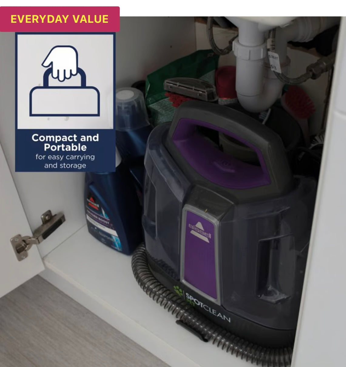 BISSELL SPOTCLEAN PORTABLE AND UPHOLSTERY CARPET WASHER 36984