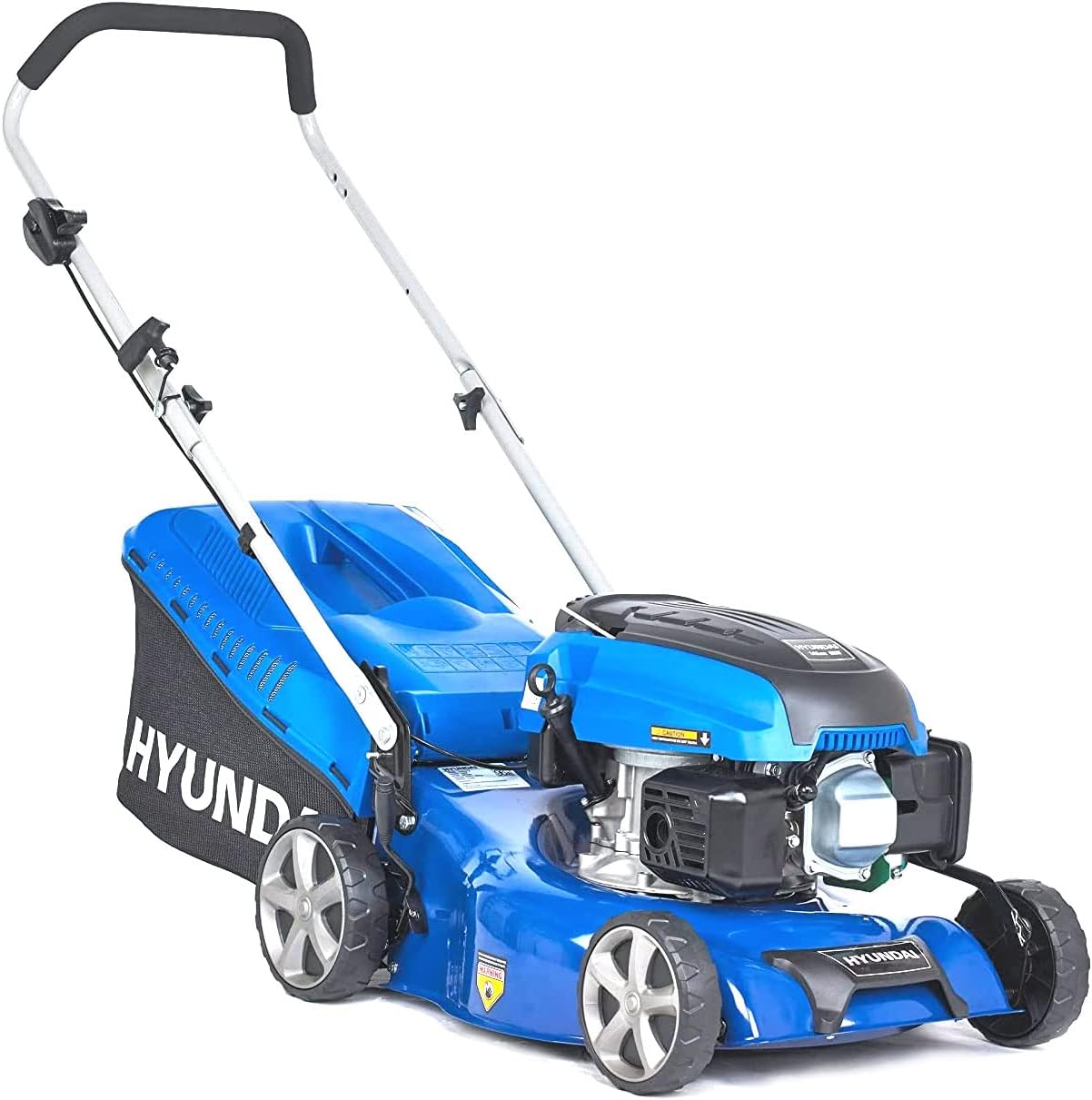 Hyundai Power Steel Deck 139cc 4 Stroke Petrol Lawn Mower, 420 mm Size