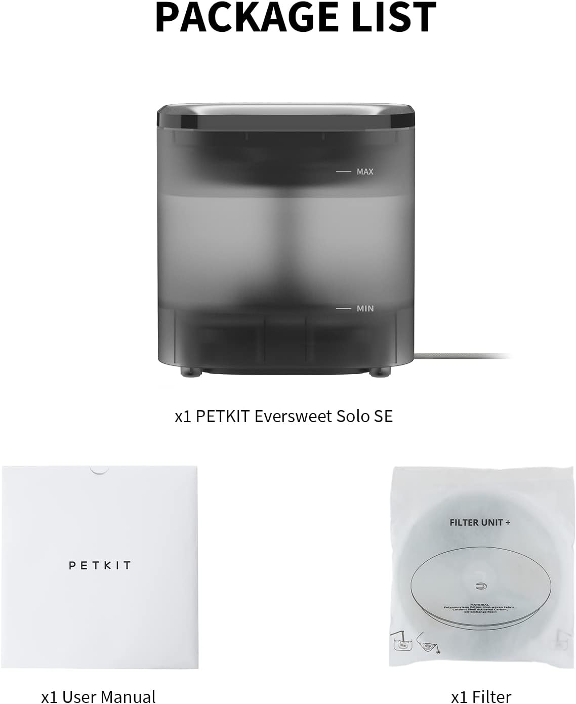 PETKIT New Wireless Pump Dog Cat Water Fountain, Quiet and Anti-Dry Pet Water Fountain with Wireless Pump for Indoor Cats/Dogs-1.85L