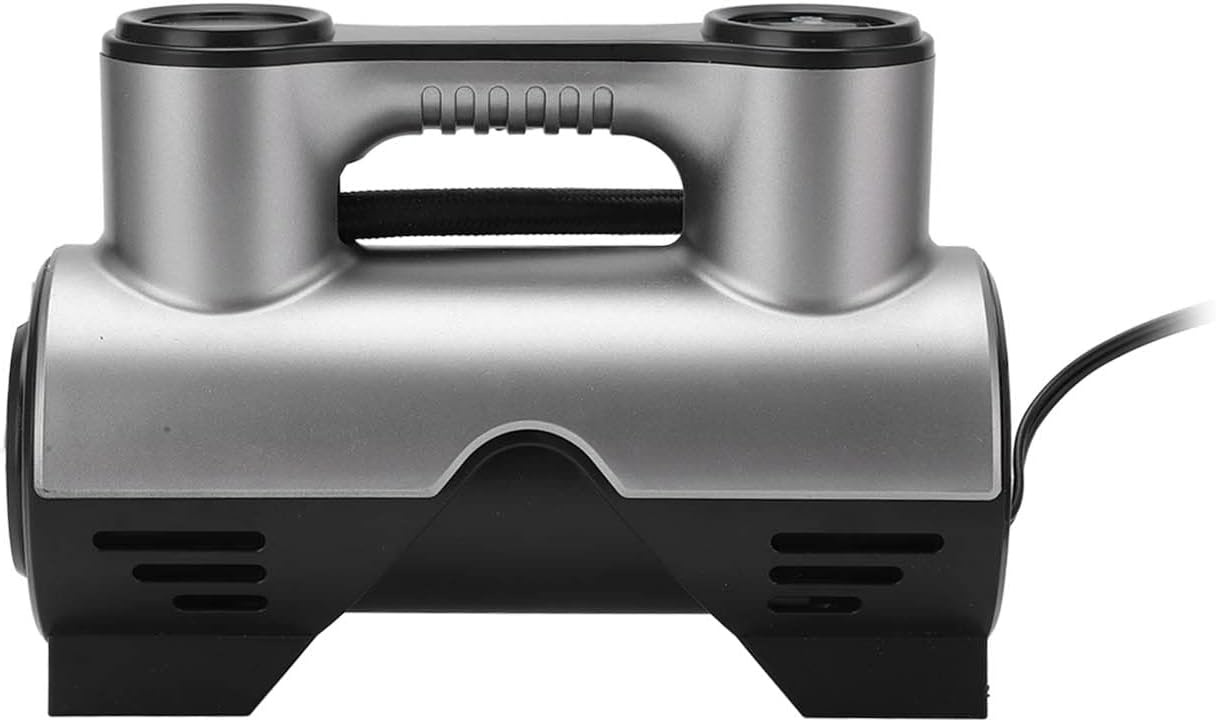 Car Tire Inflator - 12V 120W Electric Air Pump, 150PSI 35L/Min, Real Time Display, Bright Flashlight, Portable Auto Tire Pump Air Compressor for Cars Tires, Bicycles Tires, Balls