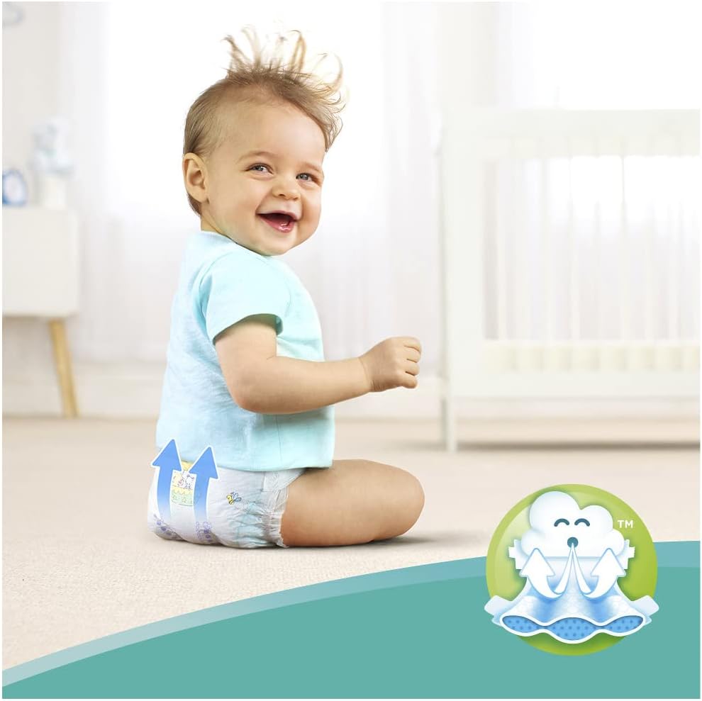 Pampers Baby-Dry Nappies Size 4 Toddler, 174 count, 9-14kg