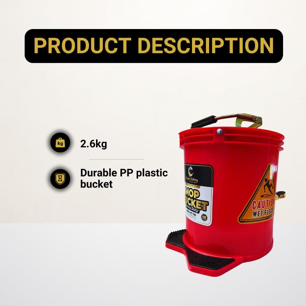 Spruce Hygiene Mop Bucket Heavy Duty Wringer Buckets Set
