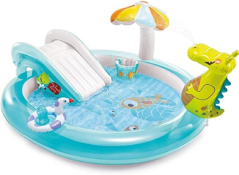 Intex Gator Play Center Inflatable Kiddie Pool Multicolor