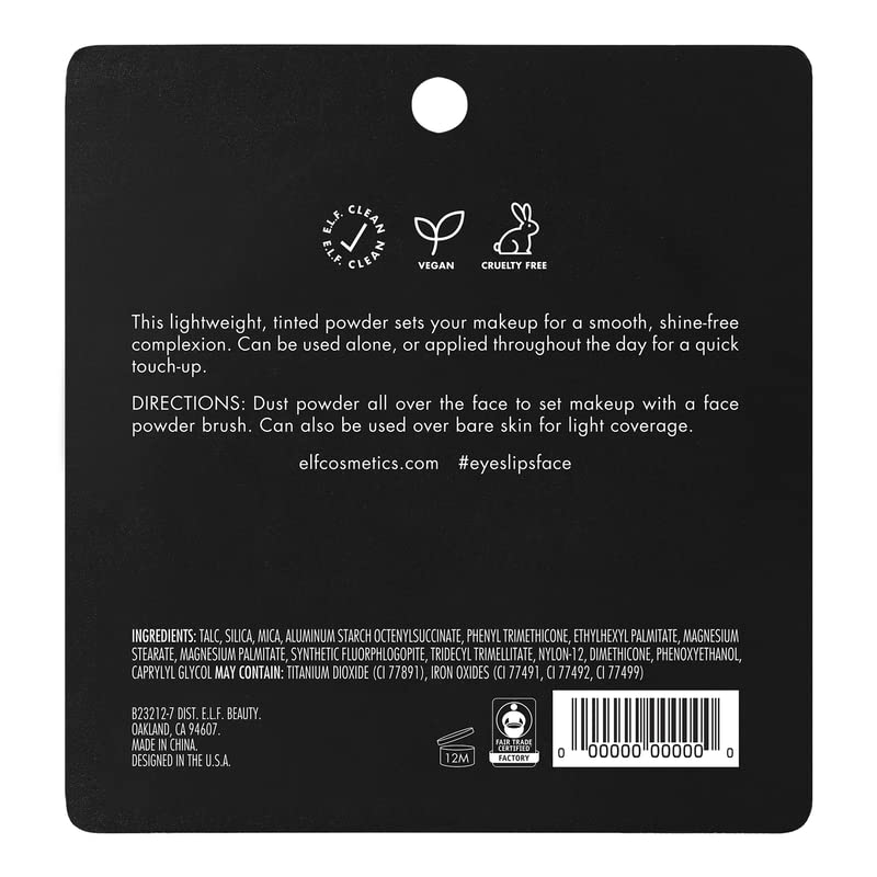 Prime & Stay Finishing Powder, Sets Makeup, Controls Shine & Smooths Complexion, Sheer, 0.18 Oz (5g)