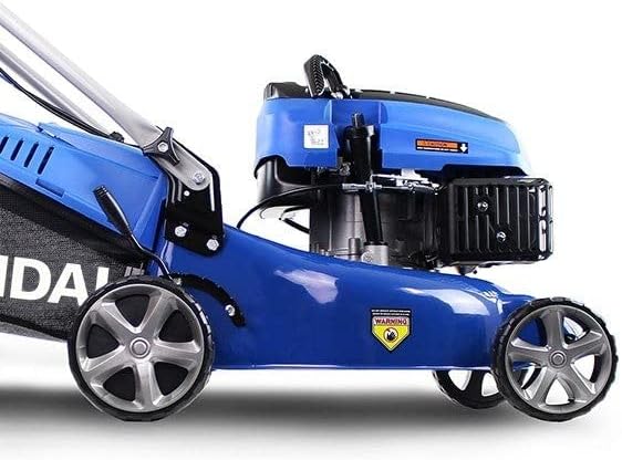 Hyundai Power Steel Deck 139cc 4 Stroke Petrol Lawn Mower, 420 mm Size