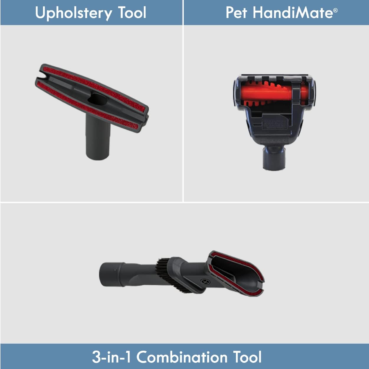 Kenmore DU1040 Bagless Upright Vacuum Lightweight Cleaner with 4 Height Adjustment, Pet HandiMate 2 Cleaning Tools for Carpet, Hard Floor and Dog Hair, Blue