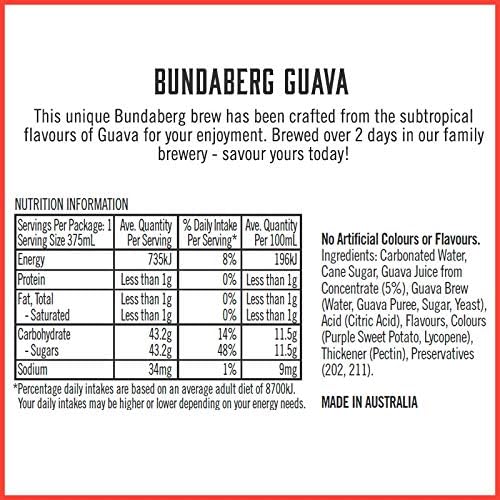 Bundaberg Guava, 12 x 375 ml