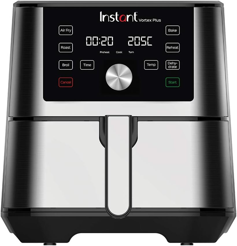 Instant Vortex Plus 5.7L Air Fryer & Décor Décor Cook Refillable Oil Sprayer,White