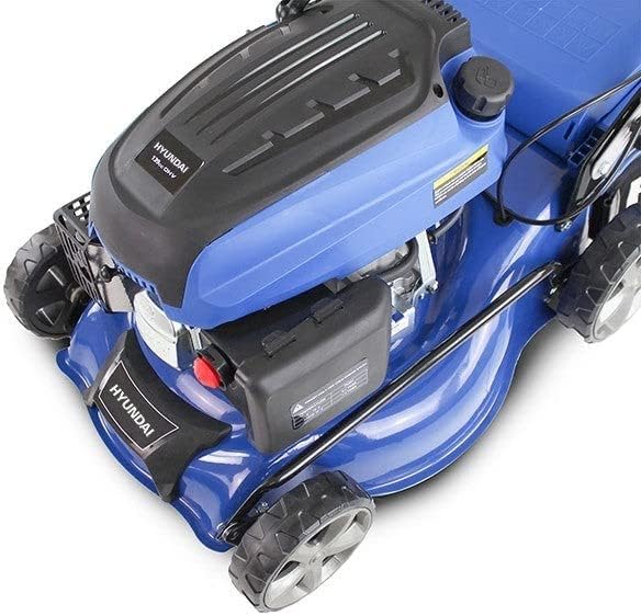 Hyundai Power Steel Deck 139cc 4 Stroke Petrol Lawn Mower, 420 mm Size