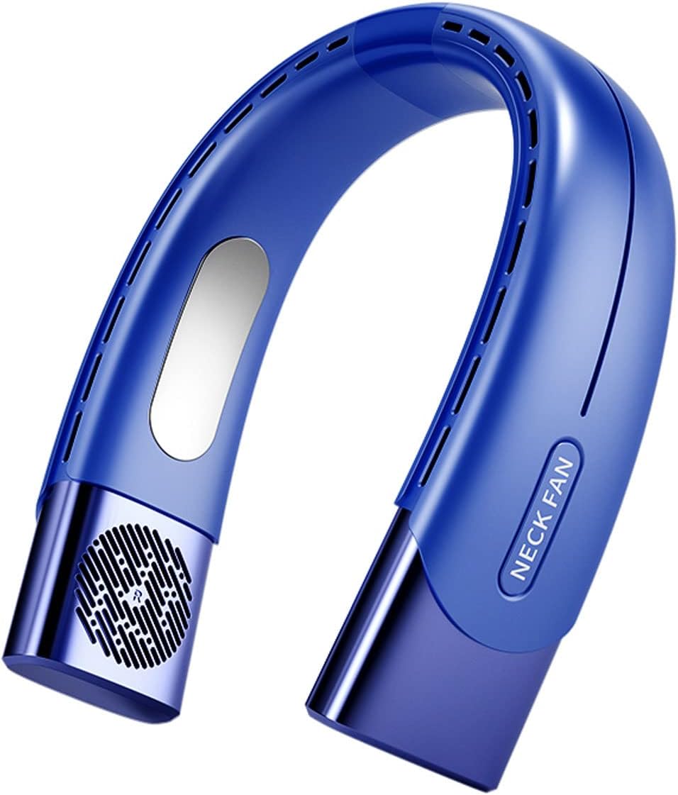 KEAGAN Neck Fan, Hanging Neck Fan, 4000 mAh Battery Operated Neck Fan, Neck Fans, Portable Personal Fan with 5 Speeds