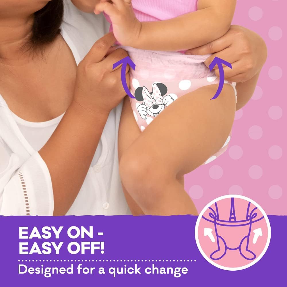 Huggies Ultra Dry Nappy Pants Girl Size 4, 62 Nappies (9-14kg)