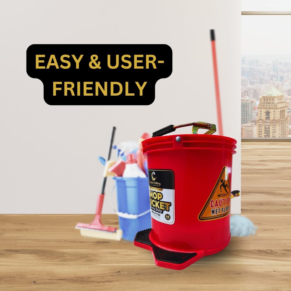 Spruce Hygiene Mop Bucket Heavy Duty Wringer Buckets Set