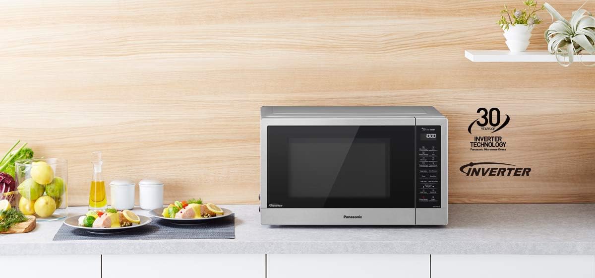 Panasonic 32L 1100W Inverter Sensor Microwave Oven, Stainless Steel (NN-ST67JSQPQ)