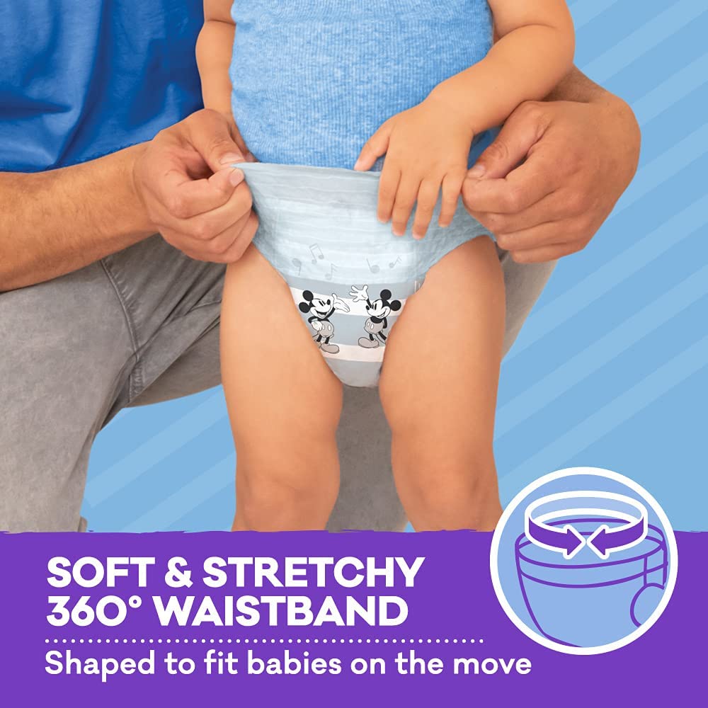 Huggies Ultra Dry Nappy Pants Boy Size 4 (9-14kg), 124 pieces