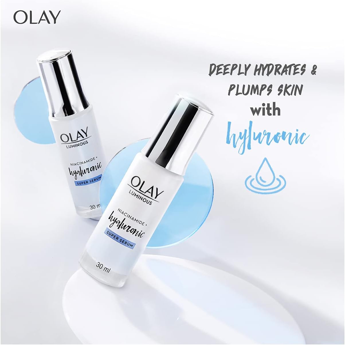 Olay Luminous Niacinamide+ Hyaluronic Super Face Serum, 30ml