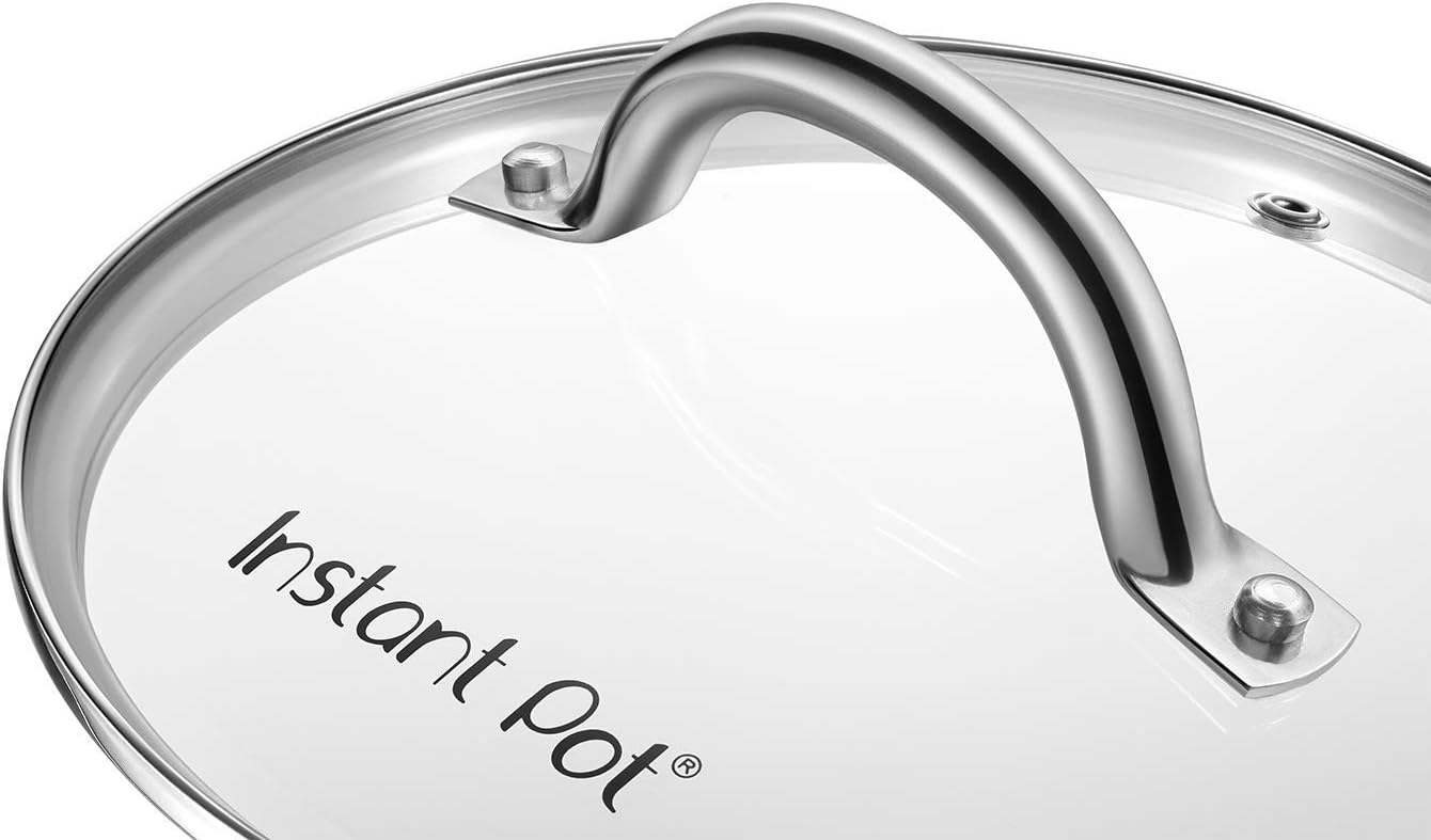 Instant Pot Duo Crisp + Air Fryer 11-in-1 Multicooker, 8L - Pressure Cooker, Air Fryer, Slow Cooker, Steamer, Sous Vide Machine & Baking Functions & Genuine Tempered Glass lid, Clear 10 in. 8 Quart