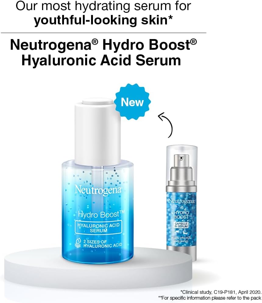Neutrogena Hydro Boost Serum Anti-Oxidant Capsules, 30mL