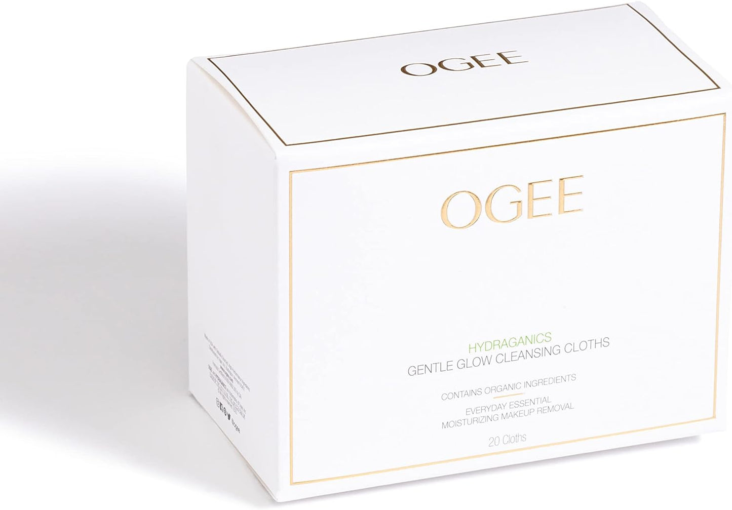 Ogee Women's Gentle Glow Cleansing Cloths (20ct), One Size