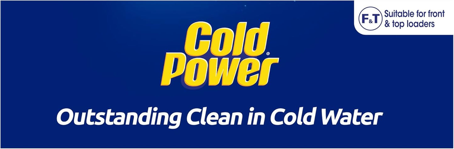 Cold Power Advanced Clean, Powder Laundry Detergent, 4kg, Suitable for Front and Top Loaders