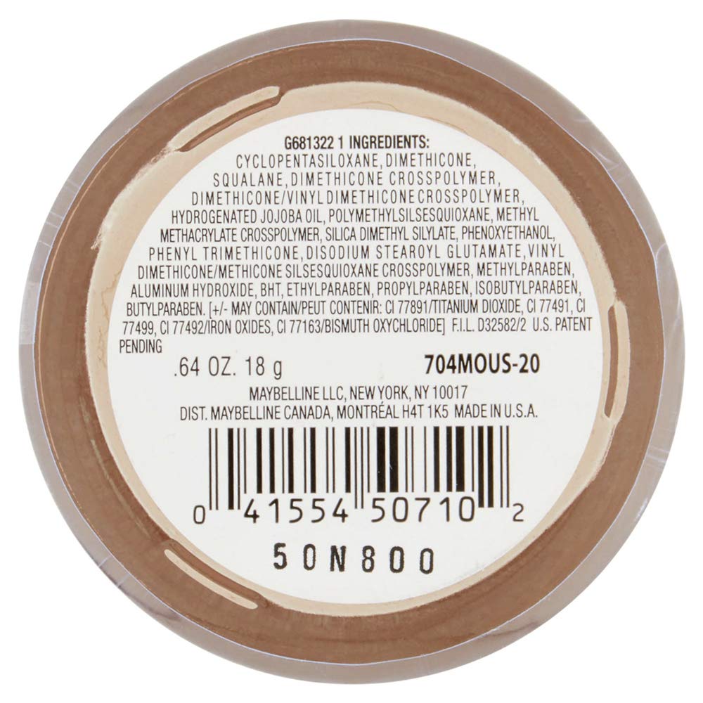Maybelline New York Dream Matte Mousse Foundation, Classic Ivory, 0.64 oz.