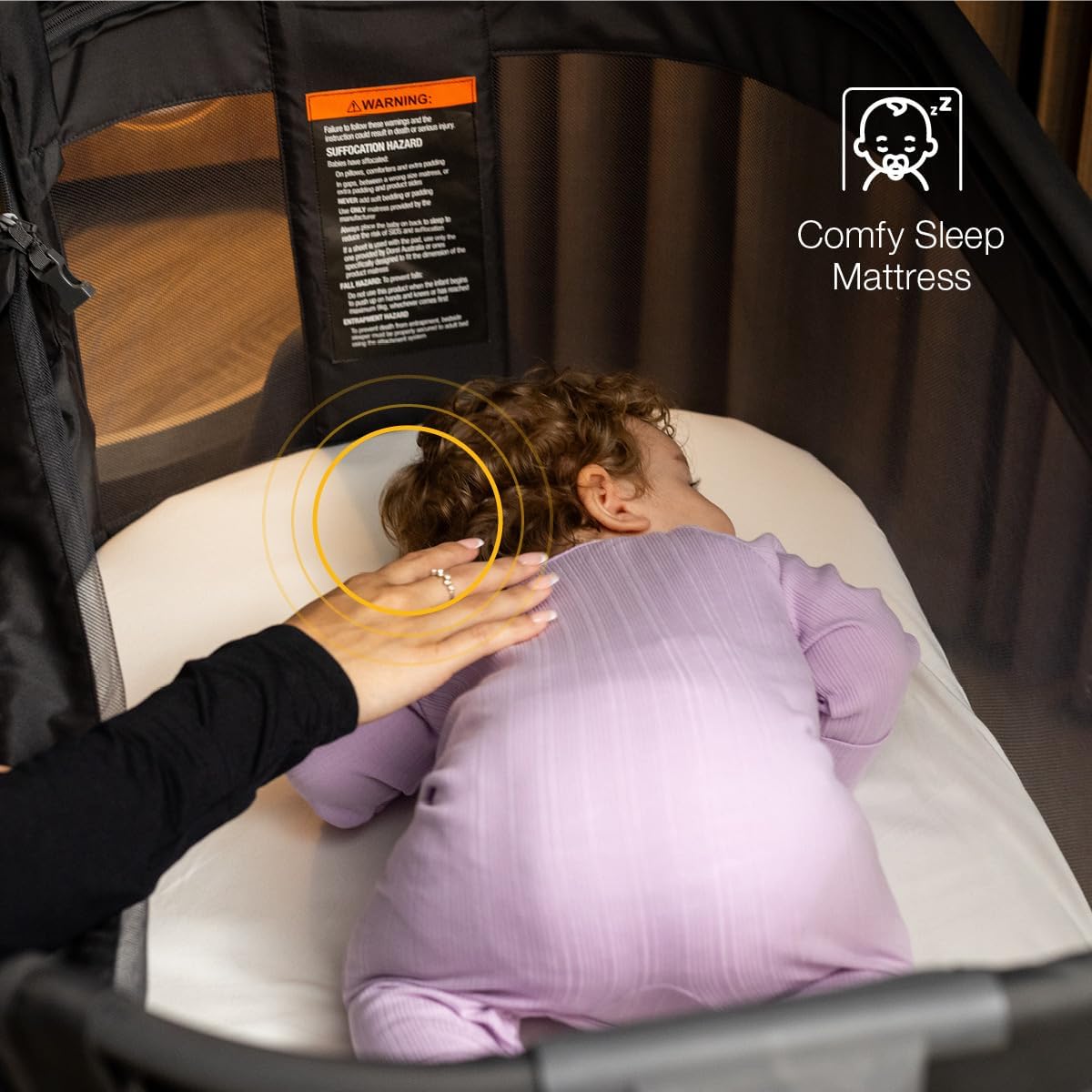 Mother’s Choice Acacia Bassinet, Bedside Sleeper, Co-Sleeper: Space-Saving, Stylish, and Eco-Friendly Bassinet for Newborns, Foldable for Storage, Birth to 6 month/9kgs