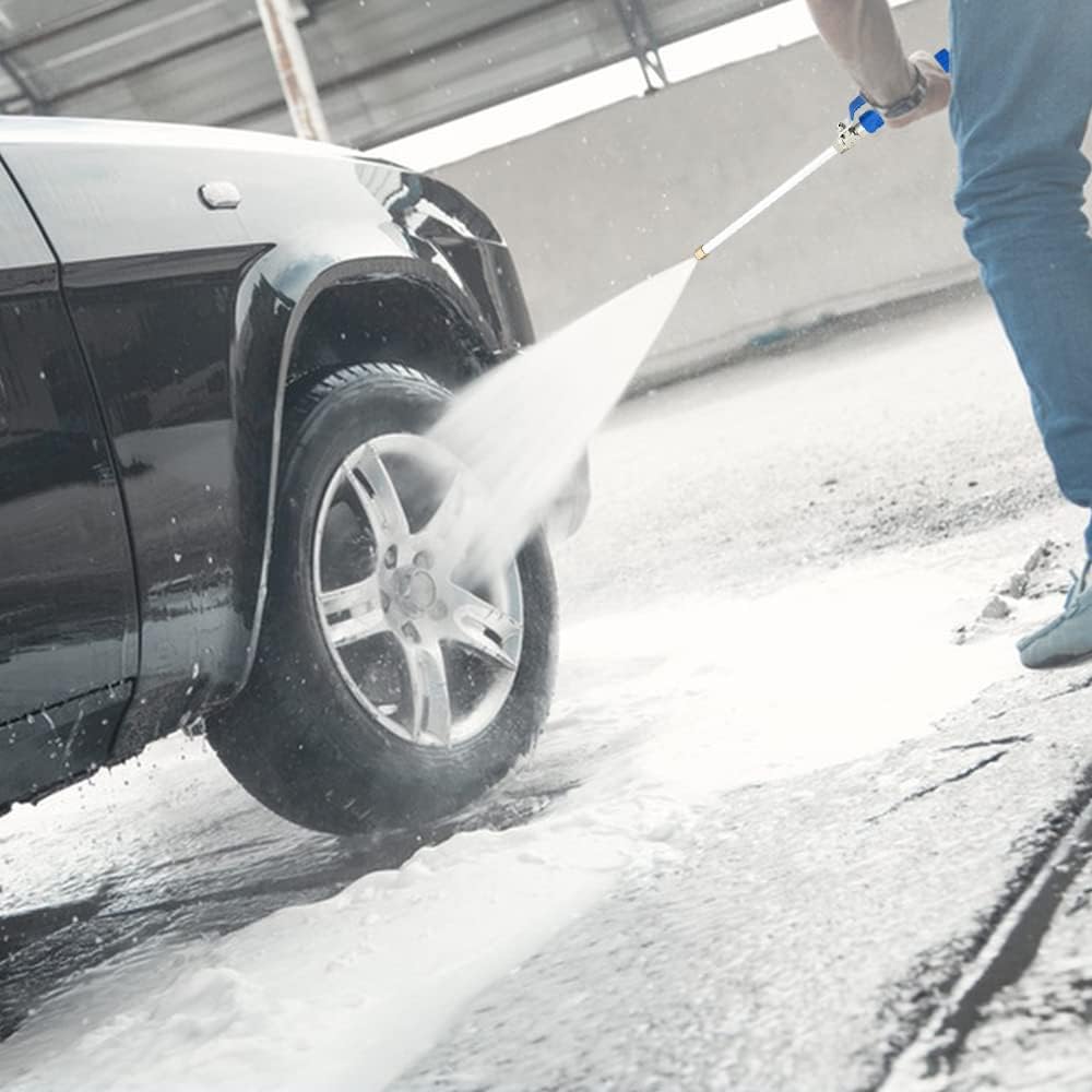 High Pressure Washer with Jet Nozzle, Jet Power Washer Waterjet Pressure Washer for Garden Hose, Car, Home, Garden, Lawn, Patios (2 Nozzles)