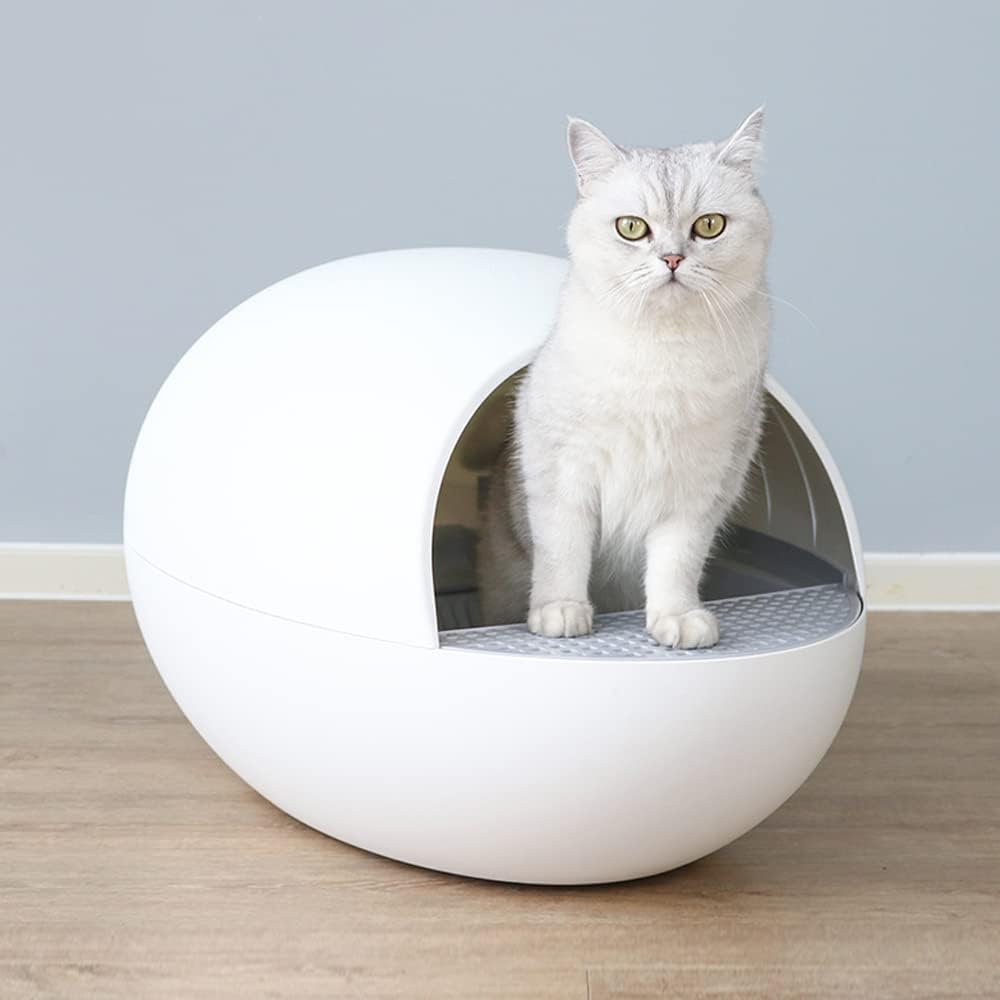 Automatic Self-Cleaning Cat Litter Box, No More Scooping & Dust-Free Cat Littler Box for Multiple Cats