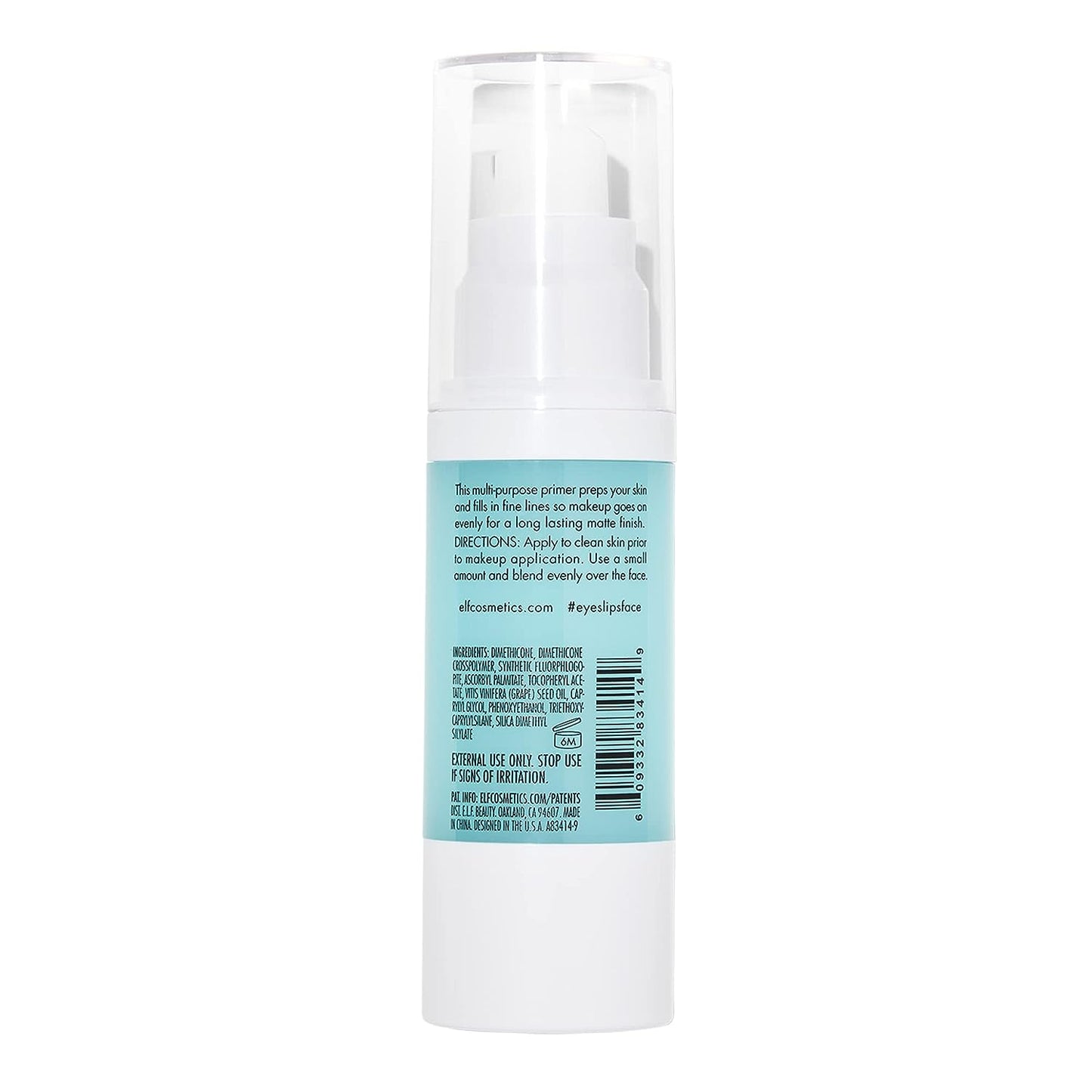 Hydrating Face Primer, Makeup Primer For Flawless, Smooth Skin & Long-Lasting Makeup, Fills In Pores & Fine Lines, Vegan & Cruelty-free, Large