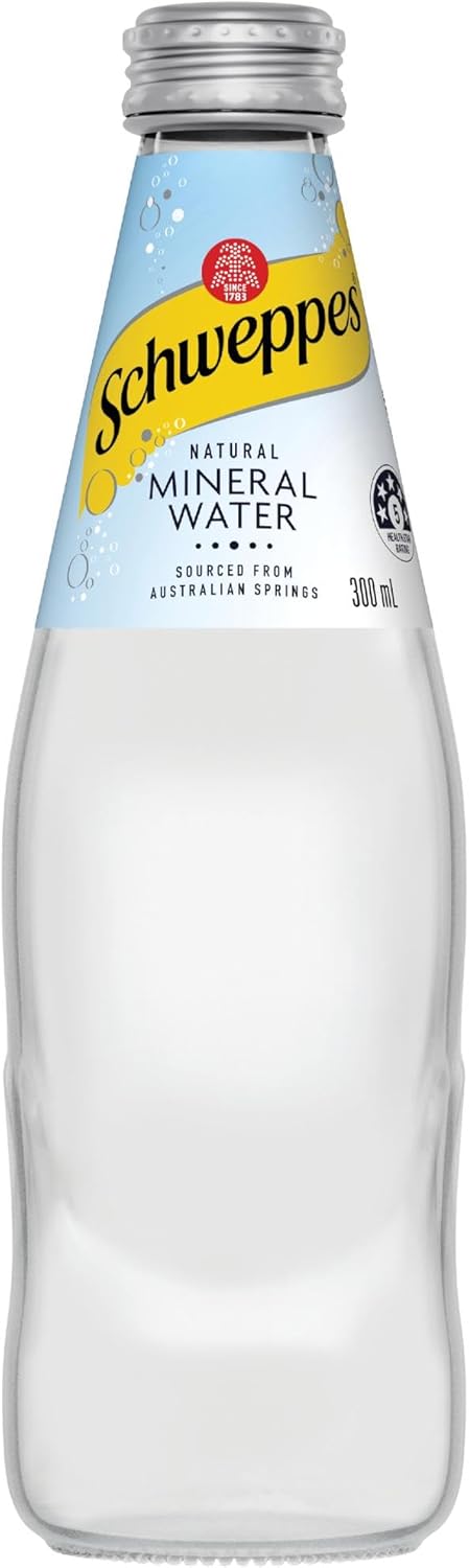 Schweppes Natural Mineral Water, 4 x 300 ml (Pack of 6)