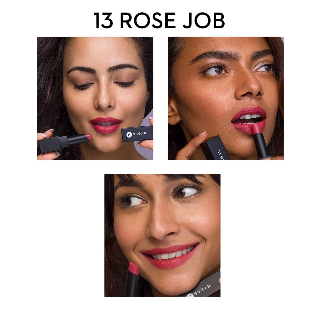Longwear Lipstick With Premium Matte Finish - 13 Rose Job (Rose Mauve) Matte Finish, Water-Resistant, Longlasting, Paraben Free