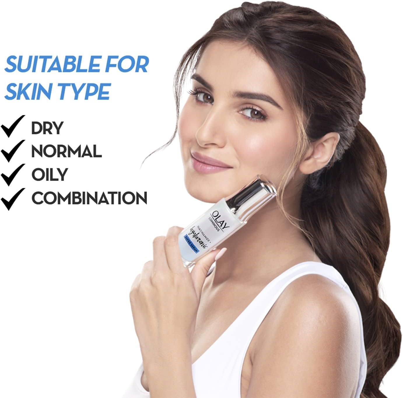Olay Luminous Niacinamide+ Hyaluronic Super Face Serum, 30ml