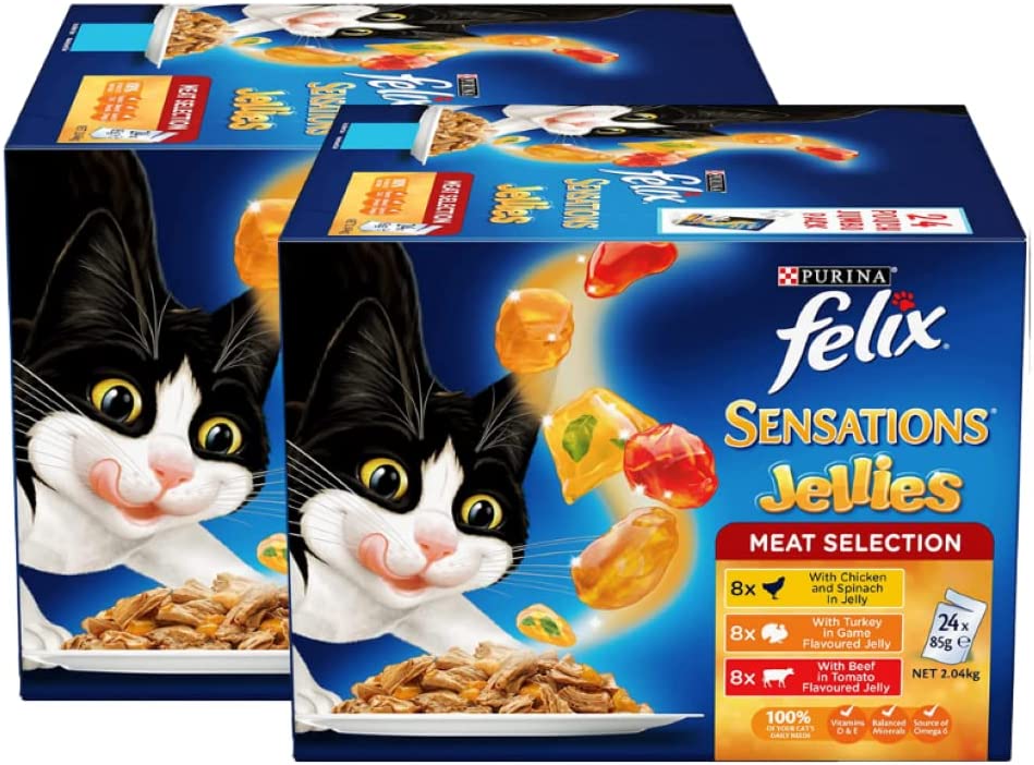 FELIX Sensations Jelly Meaty (48x85g)