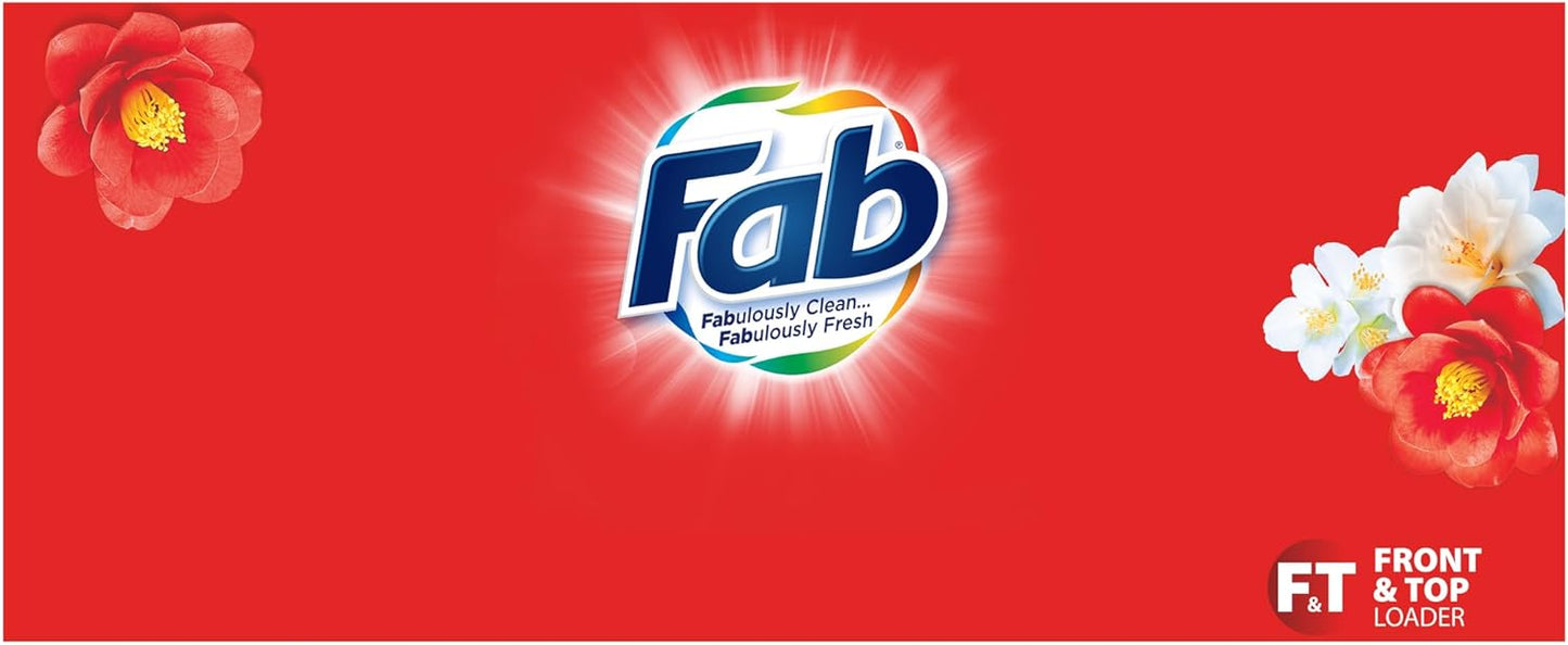 Roll over image to zoom in Fab Fresh Blossoms, Laundry Detergent Washing Powder, 4 Kilograms