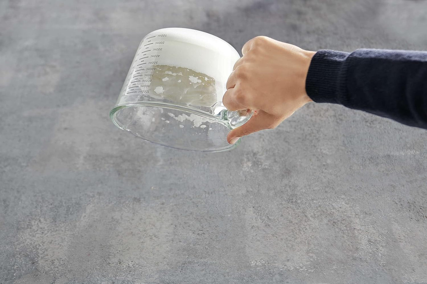 Betty Bossi Küchenblitz Glass Stirrer - with The Kitchen Appliance, You can Achieve Cream, Mayonnaise and Egg Whites in no time at Al