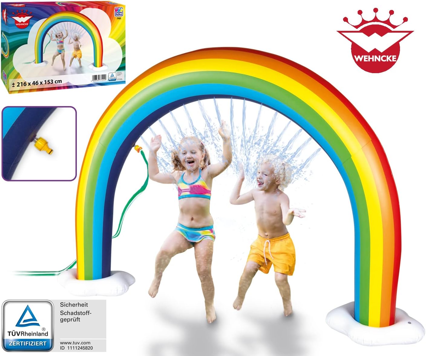 Happy People 77422 Rainbow Sprinkler 216 x 46 x 153 cm