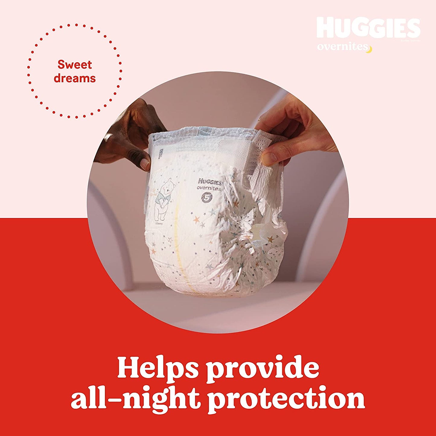 Huggies Overnites Baby Diapers Size 6, 84 Nappies