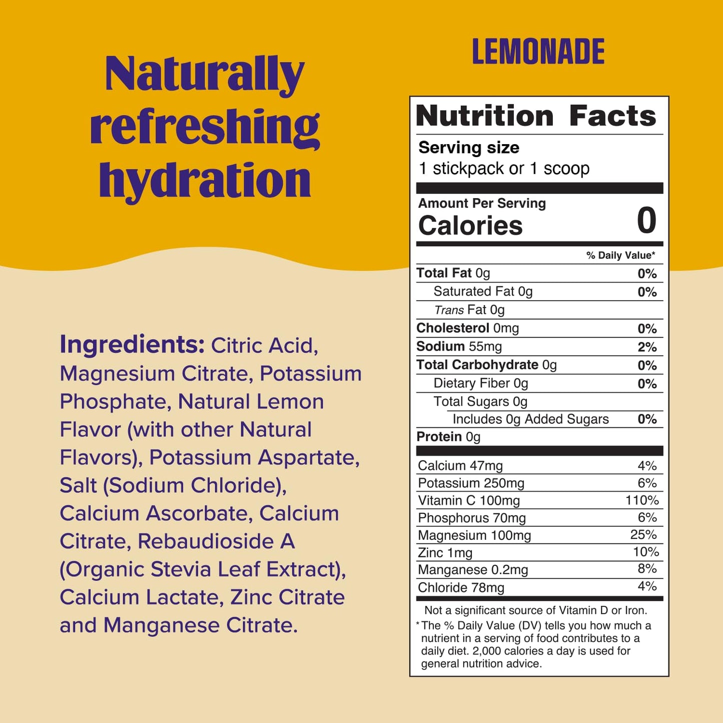 Ultima Replenisher Daily Electrolyte Drink Mix – Lemonade, 20 Stickpacks – Hydration Packets with 6 Key Electrolytes & Trace Minerals – Keto Friendly, Vegan, Non-GMO & Sugar-Free Electrolyte Powder