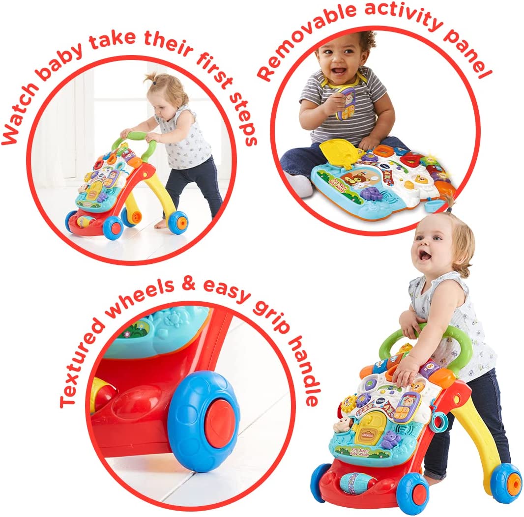 First Steps Baby Walker- Interactive Educational Walking Walker
