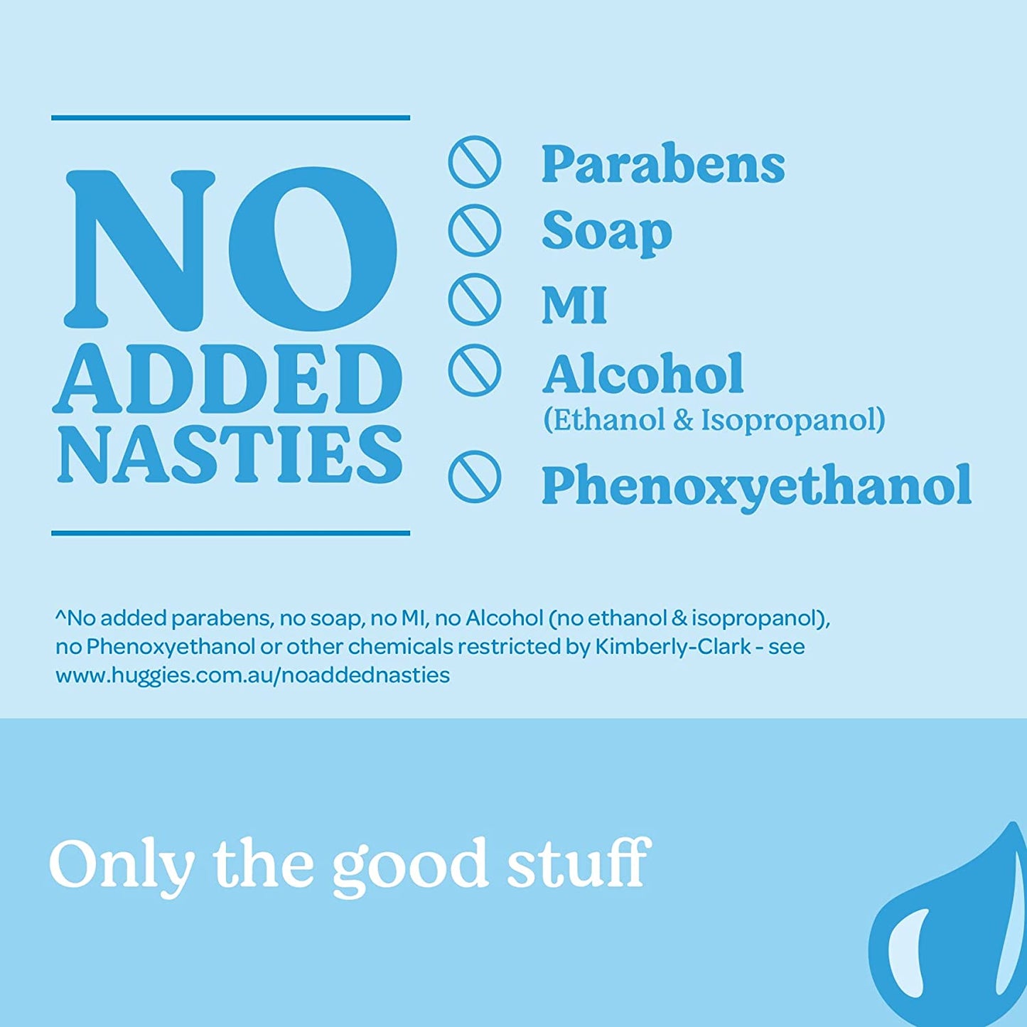 Huggies Thick Baby Wipes 99% Purified Water Pack of 72 x 6 packs