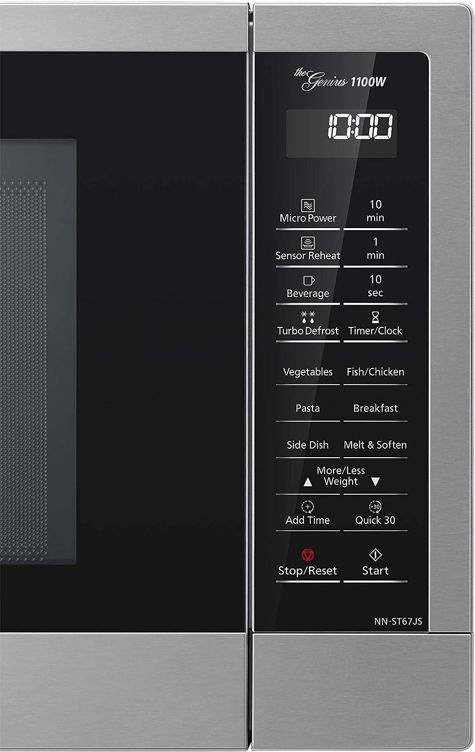Panasonic 32L 1100W Inverter Sensor Microwave Oven, Stainless Steel (NN-ST67JSQPQ)